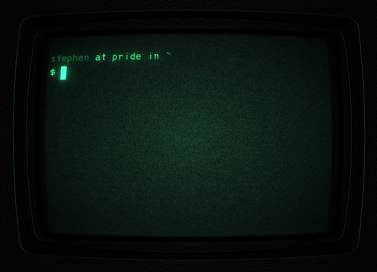 Alien inspired theme for cool-retro-term